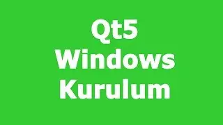 Qt Installation Windows Kurulumu