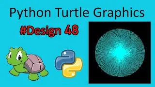 python turtle graphics tutorial || #design48  || Python graphics