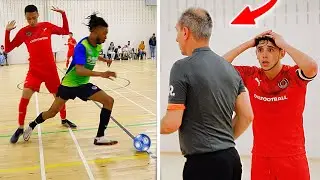 I Played in a PRO FUTSAL MATCH & I Got REVENGE! (Crazy Football Skills & Goals)