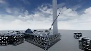 Dynamic Physics Constraint Grappling Chain Demo 2 - Unreal Engine 4