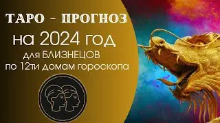 Таро прогноз на 2024 год для БЛИЗНЕЦОВ по 12ти домам гороскопа