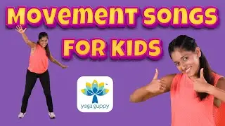 Movement Song for Kids | The Yoga Guppy Dance | Boom Chika Boom | Songs for Children