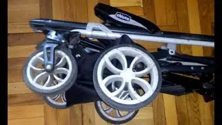 How to fix a Baby Stroller Pram. Wheel Chicco Living 3 in1