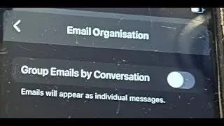 📧 Outlook disable email grouping on smartphone