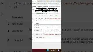 count a specific word how many times it is repeated in a Column's value in PANDAS 