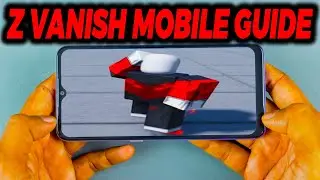 How To Do The Z Vanish Move In Roblox Z Battlegrounds On Mobile! (Tutorial)