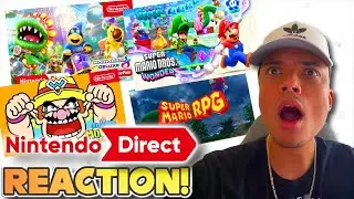 MARIO WHAT?!?! My Live Nintendo Direct Reaction!