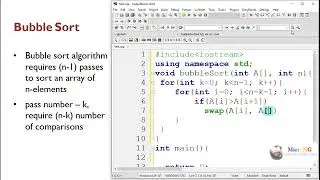 bubble sort algorithm