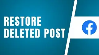 How To Restore Deleted Post On Facebook | See Deleted Facebook Post 2024