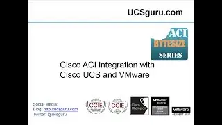 Cisco ACI And UCS Integration Updated!