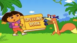 Learn basic english words for beginners with pictures | Dora's Spelling Book Game |dora the explorer