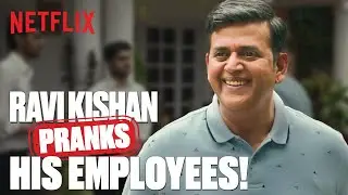 Ravi Kishan SCARES His Employees with a HILARIOUS Prank in #MaamlaLegalHai 😳🤣| Netflix India