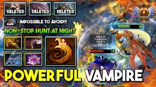 POWERFUL OFFLANE Night Stalker Harpoon + Nullifier Build 100% Non-stop Hunt At Night Time DotA 2