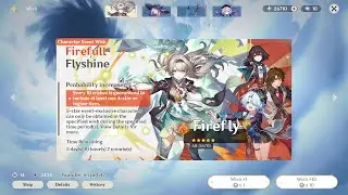 Firefly Banner Wish Fanmade | Genshin Impact X Honkai Star Rail