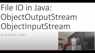 ObjectOutputStream, ObjectInputStream demonstrated in Java