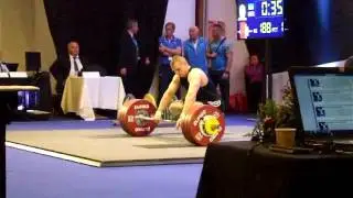 KONOTOP Ihor .UKR .85 kg  Category Men .U23 . 188kg  Clean & Jerk.