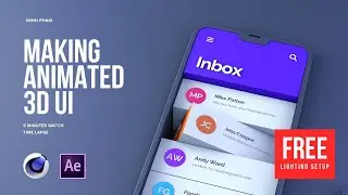 Making animated 3D UI with Cinema 4D