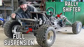 190cc 5 Speed Yard Kart Killer is almost RACE READY!! Shifter, Panhard Bar, Fuel Tank + More!