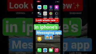 Did you know this new feature of iphone's messaging app ? 😱😱 