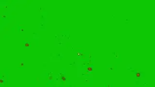 Fire Particles Green Screen 4K | Free to use !