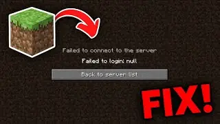 How to Fix Null Error in Minecraft (Failed To Login) | Full Guide