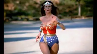 Wonder Woman Slo-mo Running in Street 1080P BD