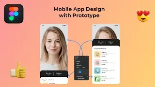 Skincare Figma Mobile App Design Tutorial | Mobile App Design UI/UX with Prototype