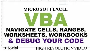 Excel VBA - Debug, Step Through Code Line by Line , Activate, Offset Ranges, Cells - Part 2