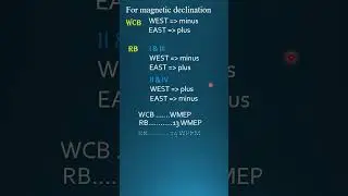 Magnetic Declination | True Bearing | Magnetic Bearing | Trick | Surveying
