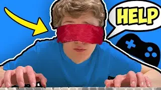 i made Video Game with NO monitor (it was Painful)
