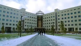Первый учебный день в новом корпусе НГУ