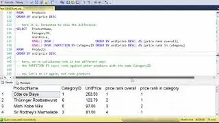 SQL Ranking Functions: Part 1 The Over Clause