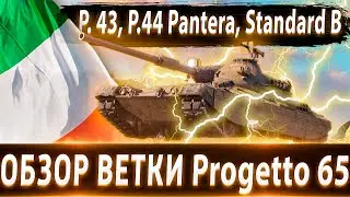 Обзор ветки Progetto M40 mod. 65 после нерфа🔥От P.43 ter к топу⚔️ Жизнь после нерфа, а есть ли она?💥