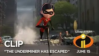 Incredibles 2 Clip - The Underminer Has Escaped