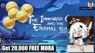 Get 20,000 FREE Mora Now! | Genshin Impact