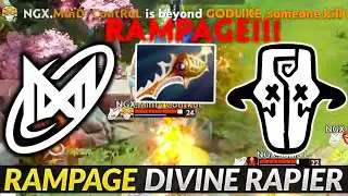 NIGMA vs EU REJECTS - DIVINE RAPIER RAMPAGE! WTF MIRACLE!!