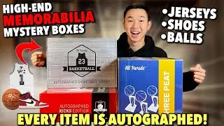 OPENING HIGH-END BASKETBALL MYSTERY BOXES WITH AUTOGRAPHED JERSEYS, SHOES, & BALLS ($1,000+)! 🔥