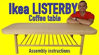 Ikea LISTERBY Coffee table Assembly instructions