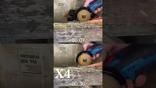 Максимальная мощность мини-болгарки / На что способна дешевая  мини-болгарка с мощным аккумулятором