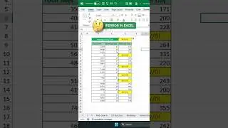 My favorite function IFERROR in Excel #shorts