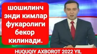 TEZKOR QAROR.ENDI ..... FUQAROLIK BEKOR QILINADI. KIMLAR?