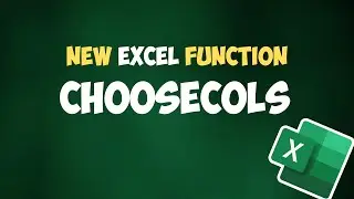 New Excel Function - CHOOSECOLS #shorts