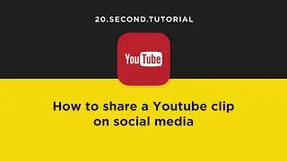 Share a YouTube video on Social Media | YouTube Tutorial #19