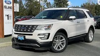 2016 Ford Explorer Limited + Heated/Cooled Seats, Moonroof,AWD Review | Island Ford