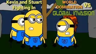 Kevin and Stuart Fighting In 