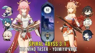 C0 Yae Miko Taser and C0 Yoimiya Vape - Genshin Impact Abyss 3.1 - Floor 12 9 Stars