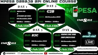 MPESA DARAJA API WITH PHP LIVE CLASS PREVIEW