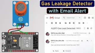 Gas Leakage Detector with Email Alert Notification using ESP32