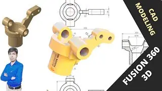 Advance Cad Modeling in fusion 360 | Learn Fusion 360 | Complete Modeling | By Ahuja Technical Hant