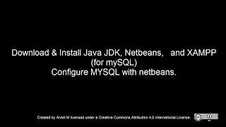 Configure Netbeans with MySQL (XAMPP)